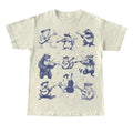Animal Musicians 90s Tattoo Vintage Style Tshirt, Retro Animal Music Lovers Cute Nature Shirt, Bear Playing Guitar,...