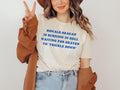 Anti Ronald Reagan Shirt,  Liberal Leftist Socialist Tee, Anti Capitalism, Burning In Hell Waiting For Heaven To Trickle...