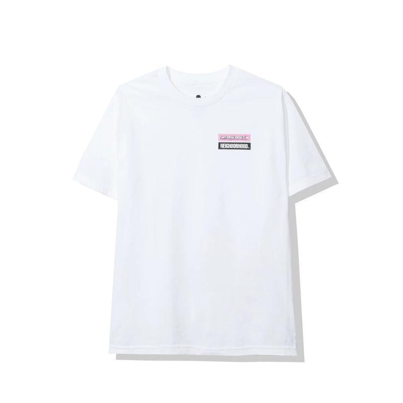 Anti Social Social Club x Neighborhood Stuck on You White Tee ASST389 Size S-XXL Hoodie, Sweatshirt | ZylaModa.com