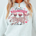 Anti Valentines Club Crewneck Sweatshirt Unisex Fit Casual Sweatshirt for Valentine Cotton Piece T-Shirts, Hoodie