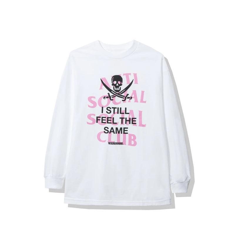 Antisocial Social Club X NEIGHBORHOOD BLACK JACK LONG SLEEVE WHITE TEE Hoodie, Sweatshirt | ZylaModa.com
