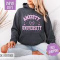 Anxiety University Hoodie, Cute Women's Crewneck, Trendy Women's Hooded Sweater T-Shirts, Sweatshirt | ZylaModa.com