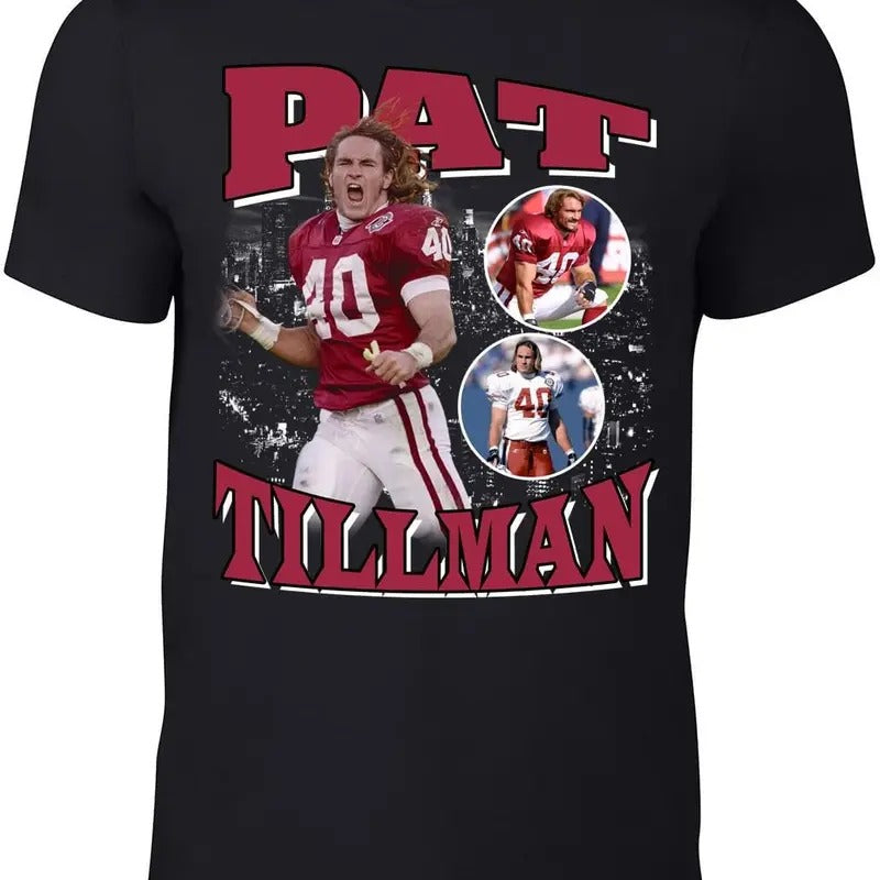 Arizona Pat Tillman Bootleg Style T-Shirt Hoodie, Sweatshirt | ZylaModa.com