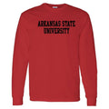 Arkansas State Red Wolves Basic Block Unisex T-shirt Sweatshirt Hoodie 7 | ZylaModa.com
