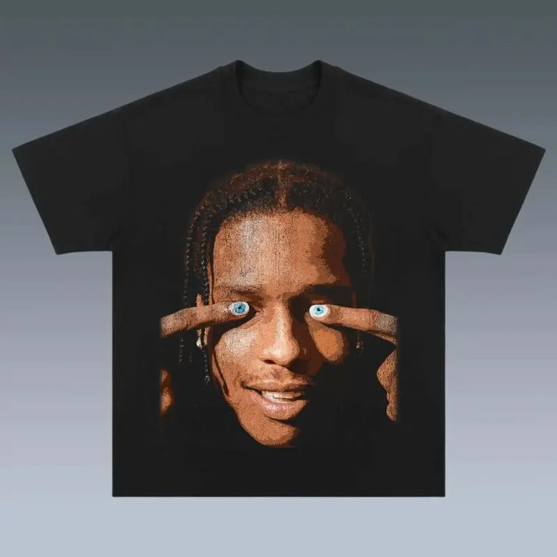 Asap Rocky Shirt, Asap Rocky Rapper Shirt, Signature Rap Graphic Tee Hoodie, Sweatshirt | ZylaModa.com