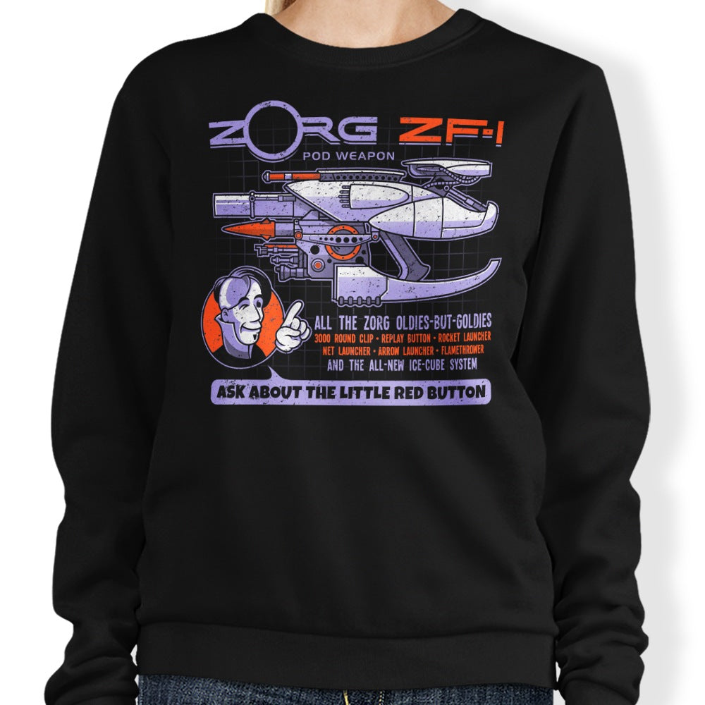 Ask About the Little Red Button - Sweatshirt T-Shirts, Hoodie | ZylaModa.com (Image 3)