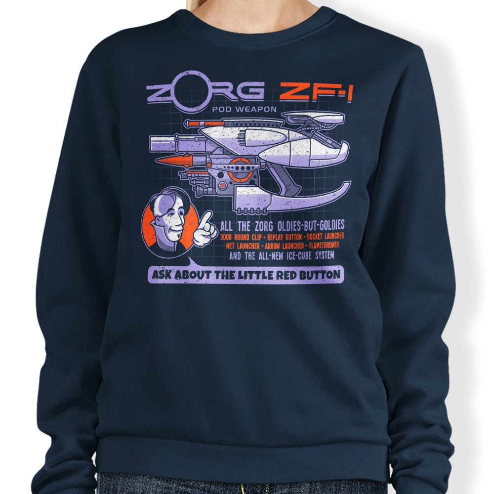 Ask About the Little Red Button - Sweatshirt T-Shirts, Hoodie | ZylaModa.com (Image 1)