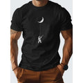 Astronaut Kite Moon Design pure cotton men's T-shirt comfort fit Made in USA Hoodie, Sweatshirt | ZylaModa.com