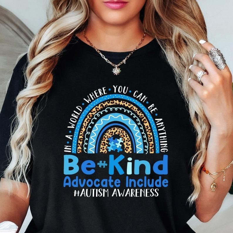 Autism Awareness Tshirt, In April We Wear Blue T-Shirt, Autism Month, Autism Group Shirts Tee Hoodie, Sweatshirt