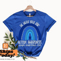Autism Shirts Awareness Tshirt In April We Wear Blue Autism Month In April We Wear Blue Infinity Autism Autism Group...
