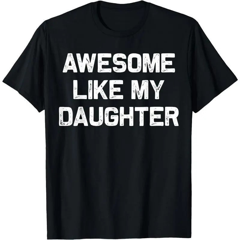 Awesome Like My Daughter Gifts Men Funny Fathers Day Dad Shirt Hoodie, Sweatshirt | ZylaModa.com