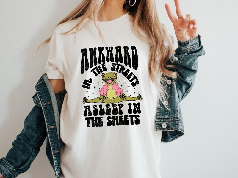 Awkward in the Streets, Asleep in the Sheets Women's Top & Sweatshirts T-Shirts, Hoodie | ZylaModa.com