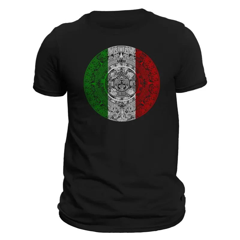 Aztec Mexica Calendar Mesoamerican Culture Tenochtitlan Mexican T-Shirt Hoodie, Sweatshirt | ZylaModa.com