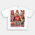 BAM ADEBAYO TEE - VINTAGE TEE - SPORT TEE - GRAPHIC MEN'S T-SHIRT SWEATSHIRT HOODIE - GIFT FOR FAN | ZylaModa.com