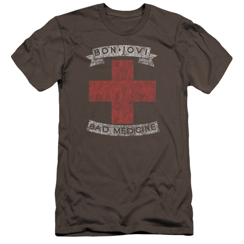 Bon Jovi Bad Medicine - Men's Premium Slim Fit T-Shirt Hoodie, Sweatshirt | ZylaModa.com