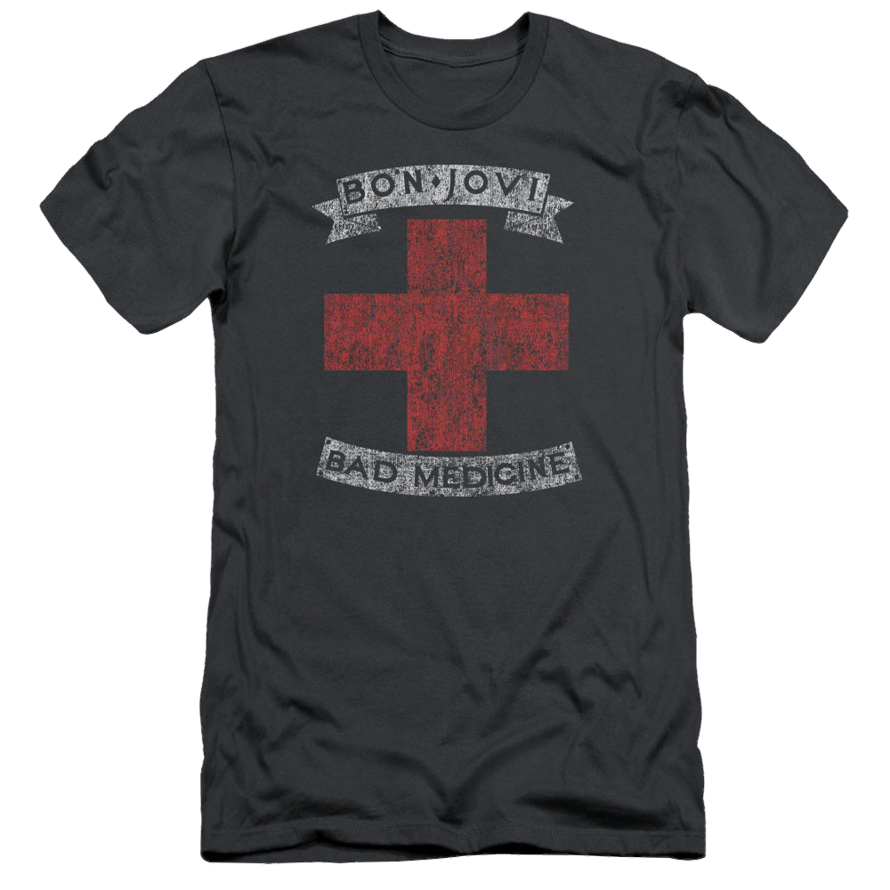 Bon Jovi Bad Medicine - Men's Slim Fit T-Shirt Hoodie, Sweatshirt | ZylaModa.com