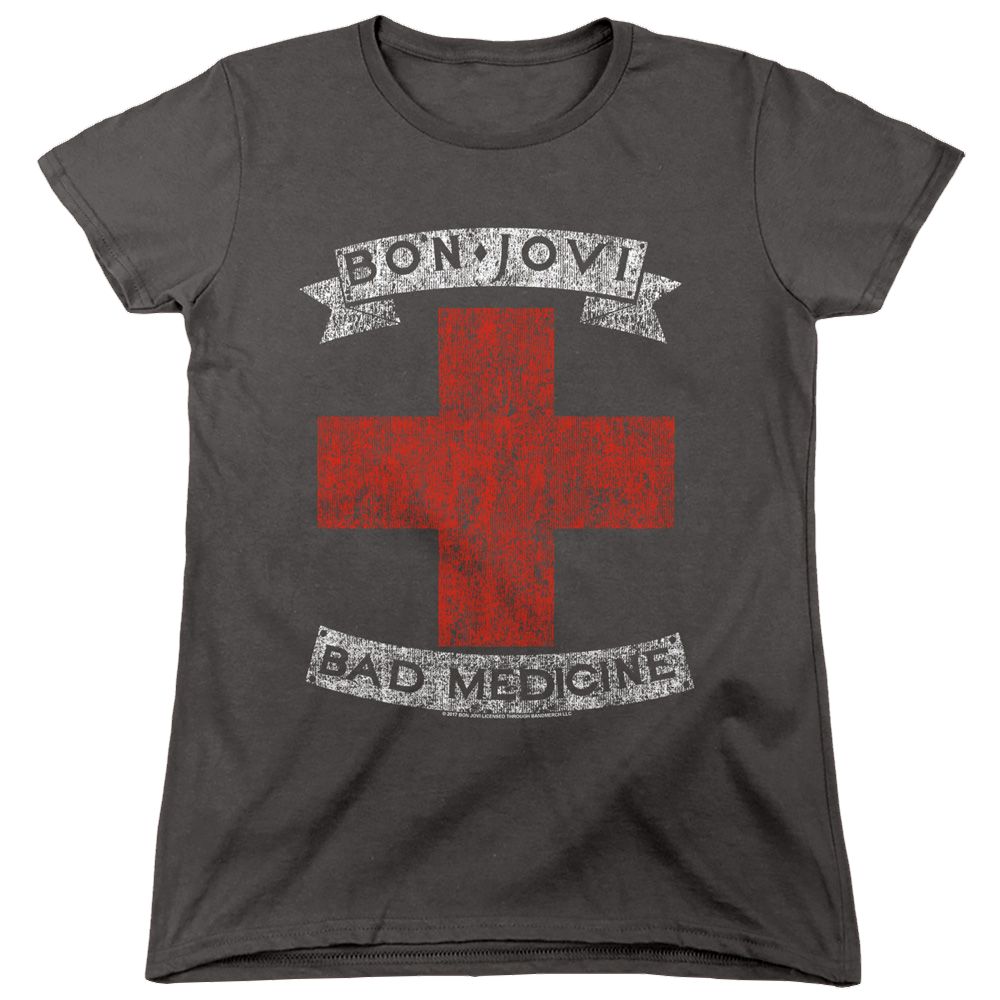Bon Jovi Bad Medicine - Women's T-Shirt Hoodie, Sweatshirt | ZylaModa.com