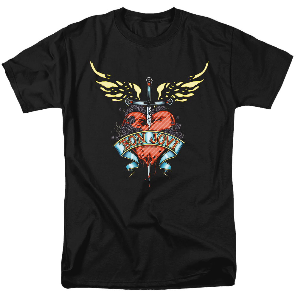Bon Jovi Daggered - Men's Regular Fit T-Shirt Hoodie, Sweatshirt | ZylaModa.com