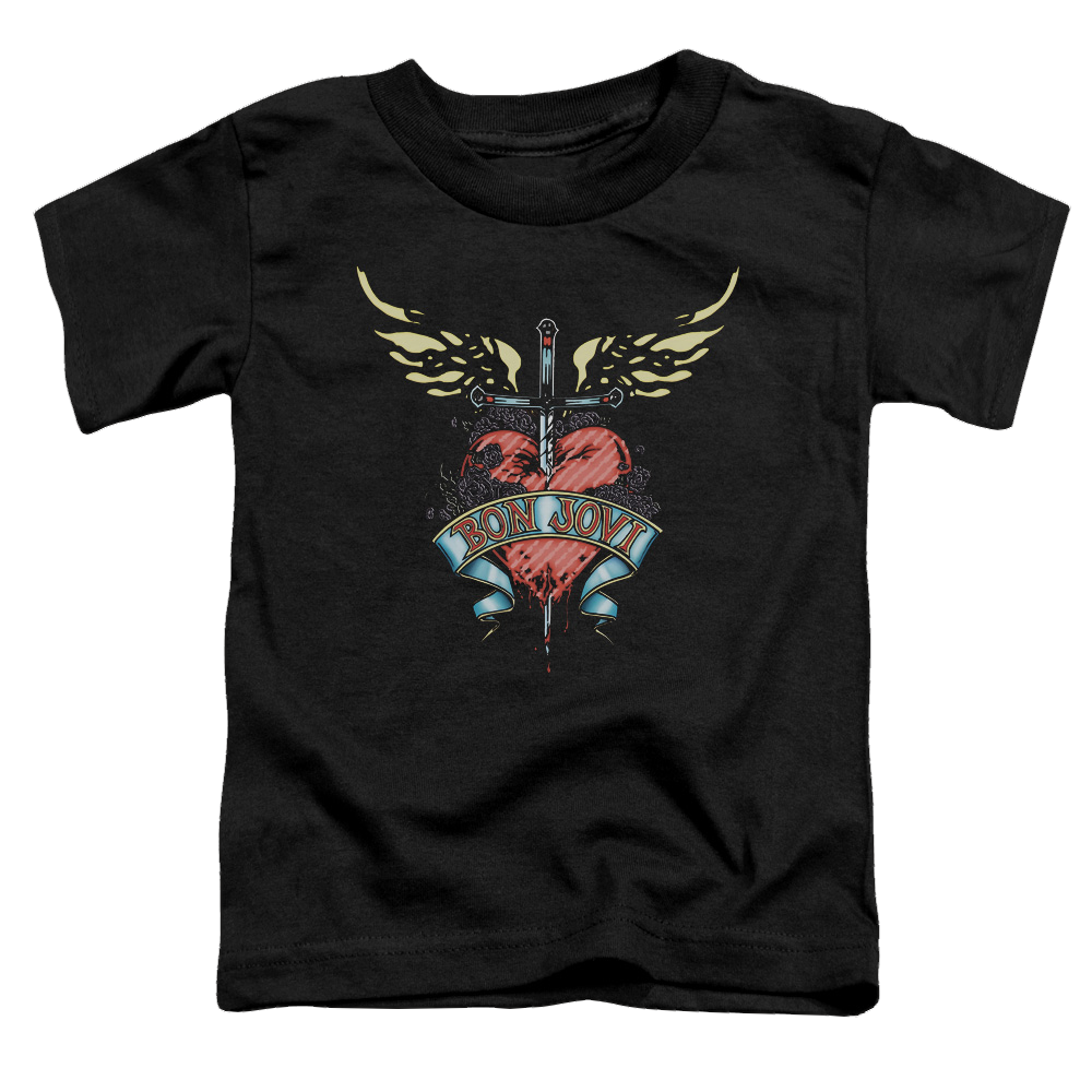 Bon Jovi Daggered - Toddler T-Shirt Hoodie, Sweatshirt | ZylaModa.com