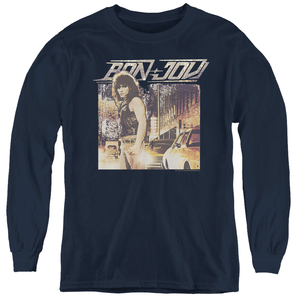 Bon Jovi Runaway Jon - Youth Long Sleeve T-Shirt Hoodie, Sweatshirt | ZylaModa.com