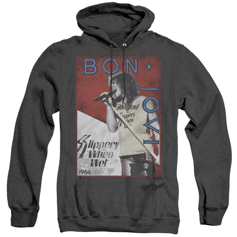 Bon Jovi 86 Tour - Heather Pullover Hoodie T-Shirts, Sweatshirt | ZylaModa.com