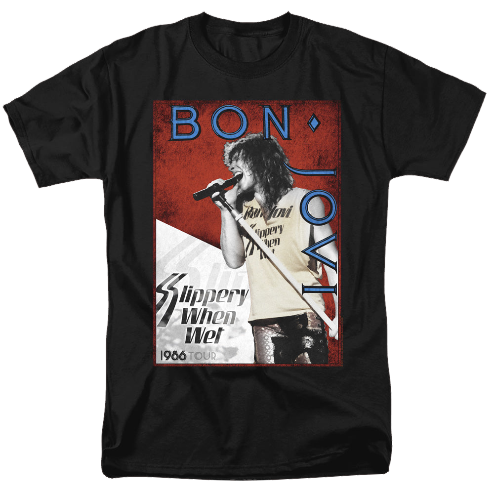 Bon Jovi 86 Tour - Men's Regular Fit T-Shirt Hoodie, Sweatshirt | ZylaModa.com