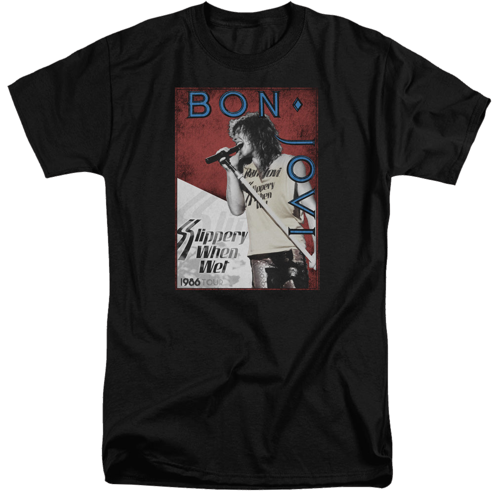 Bon Jovi 86 Tour - Men's Tall Fit T-Shirt Hoodie, Sweatshirt | ZylaModa.com