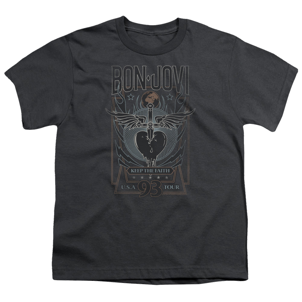 Bon Jovi Keep The Faith - Youth T-Shirt Hoodie, Sweatshirt | ZylaModa.com
