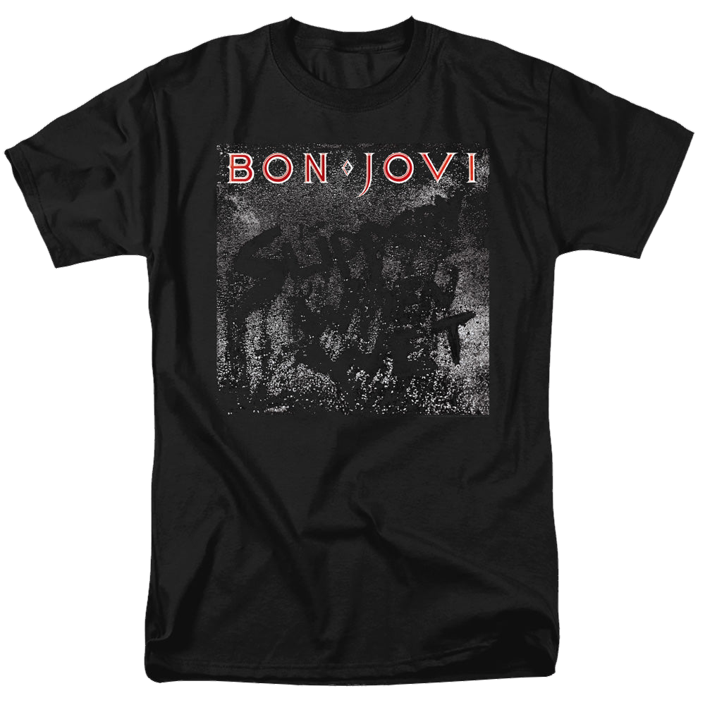 Bon Jovi Slippery Cover - Men's Regular Fit T-Shirt Hoodie, Sweatshirt | ZylaModa.com