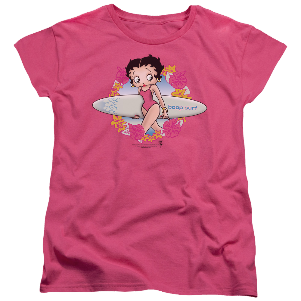 Betty Boop Surf - Women's T-Shirt Hoodie, Sweatshirt | ZylaModa.com