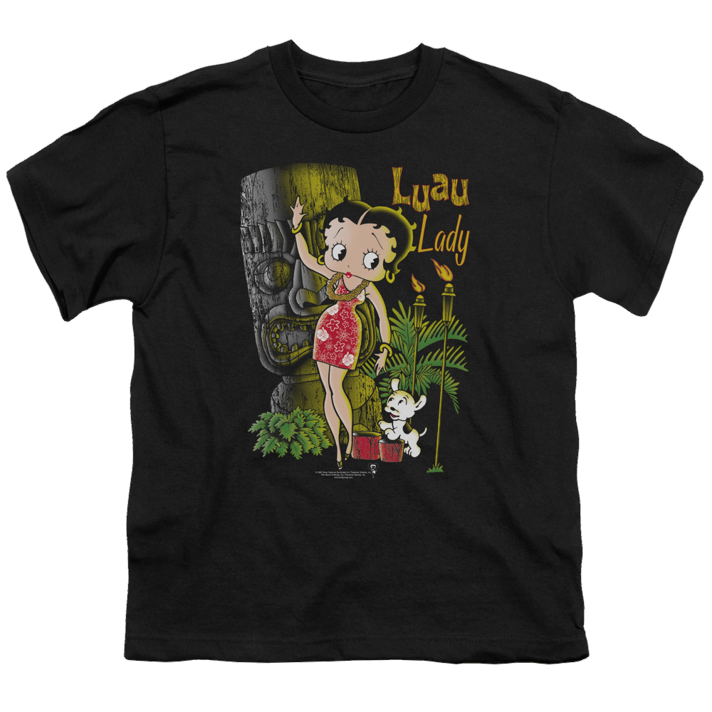 Betty Boop Luau Lady - Kid's T-Shirt Hoodie, Sweatshirt | ZylaModa.com
