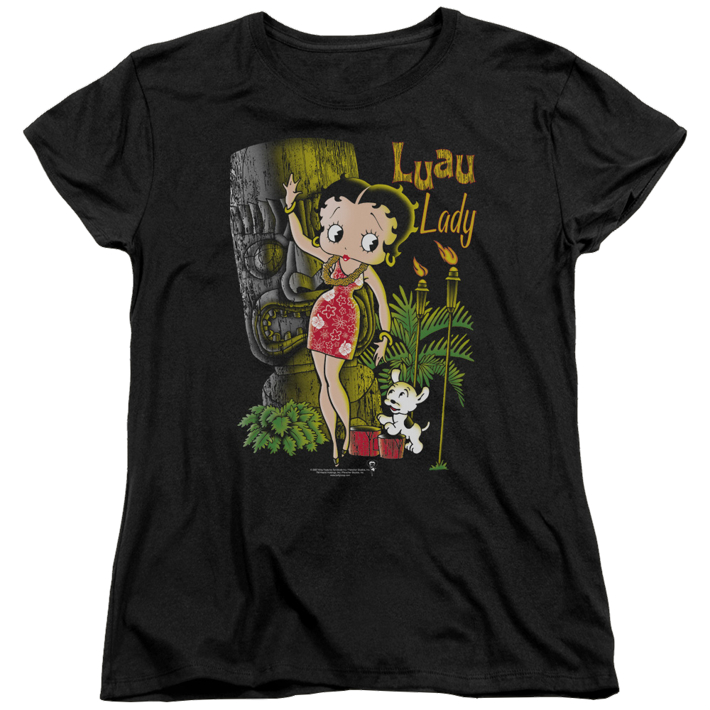 Betty Boop Luau Lady - Women's T-Shirt Hoodie, Sweatshirt | ZylaModa.com