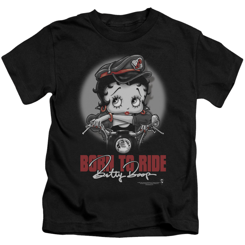 Betty Boop Born To Ride - Kid's T-Shirt Hoodie, Sweatshirt | ZylaModa.com