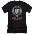 Betty Boop Born To Ride - Men's Premium Slim Fit T-Shirt Hoodie, Sweatshirt | ZylaModa.com