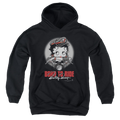 Betty Boop Born To Ride - Youth Hoodie T-Shirts, Sweatshirt | ZylaModa.com
