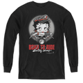 Betty Boop Born To Ride - Youth Long Sleeve T-Shirt Hoodie, Sweatshirt | ZylaModa.com
