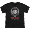 Betty Boop Born To Ride - Youth T-Shirt Hoodie, Sweatshirt | ZylaModa.com