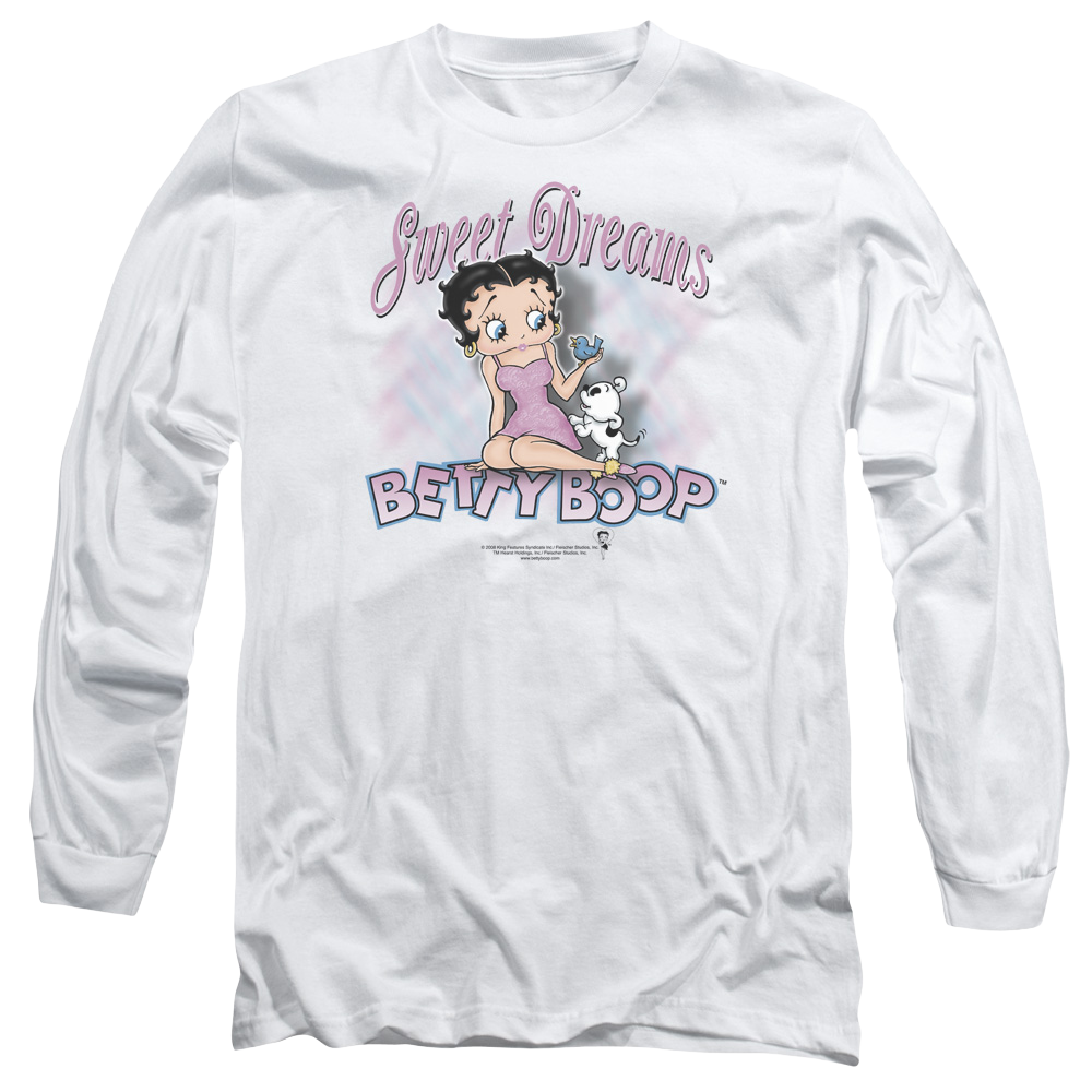 Betty Boop Sweet Dreams - Men's Long Sleeve T-Shirt Hoodie, Sweatshirt | ZylaModa.com