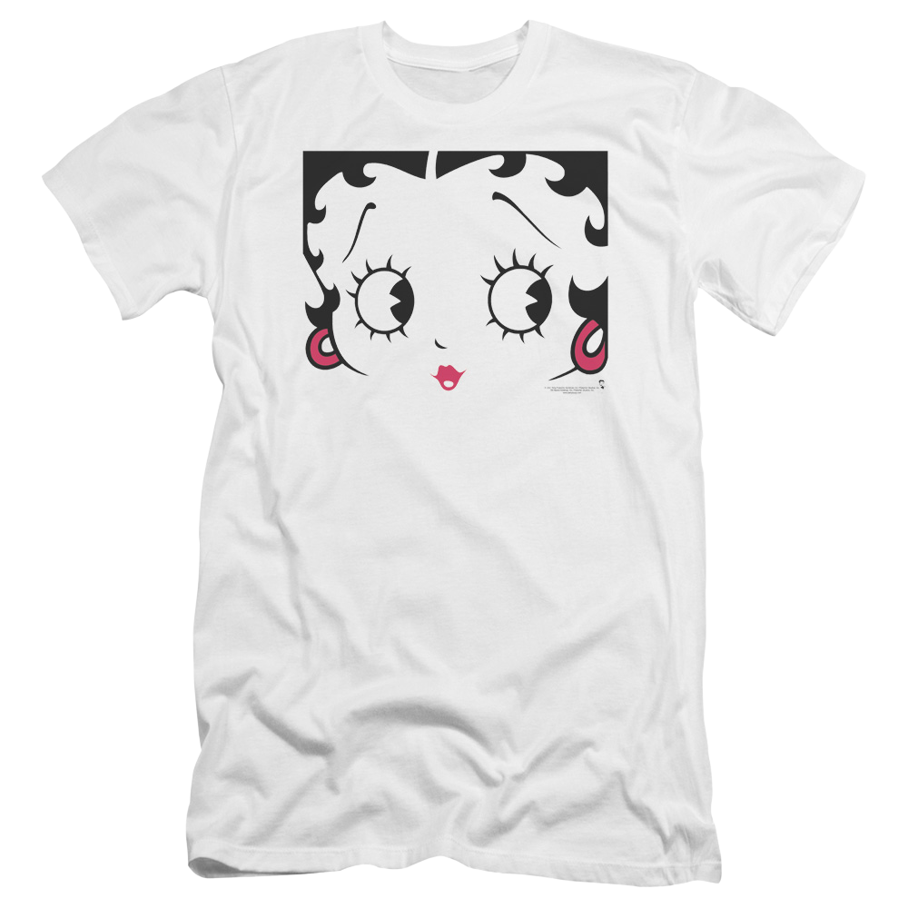 Betty Boop Close Up - Men's Premium Slim Fit T-Shirt Hoodie, Sweatshirt | ZylaModa.com
