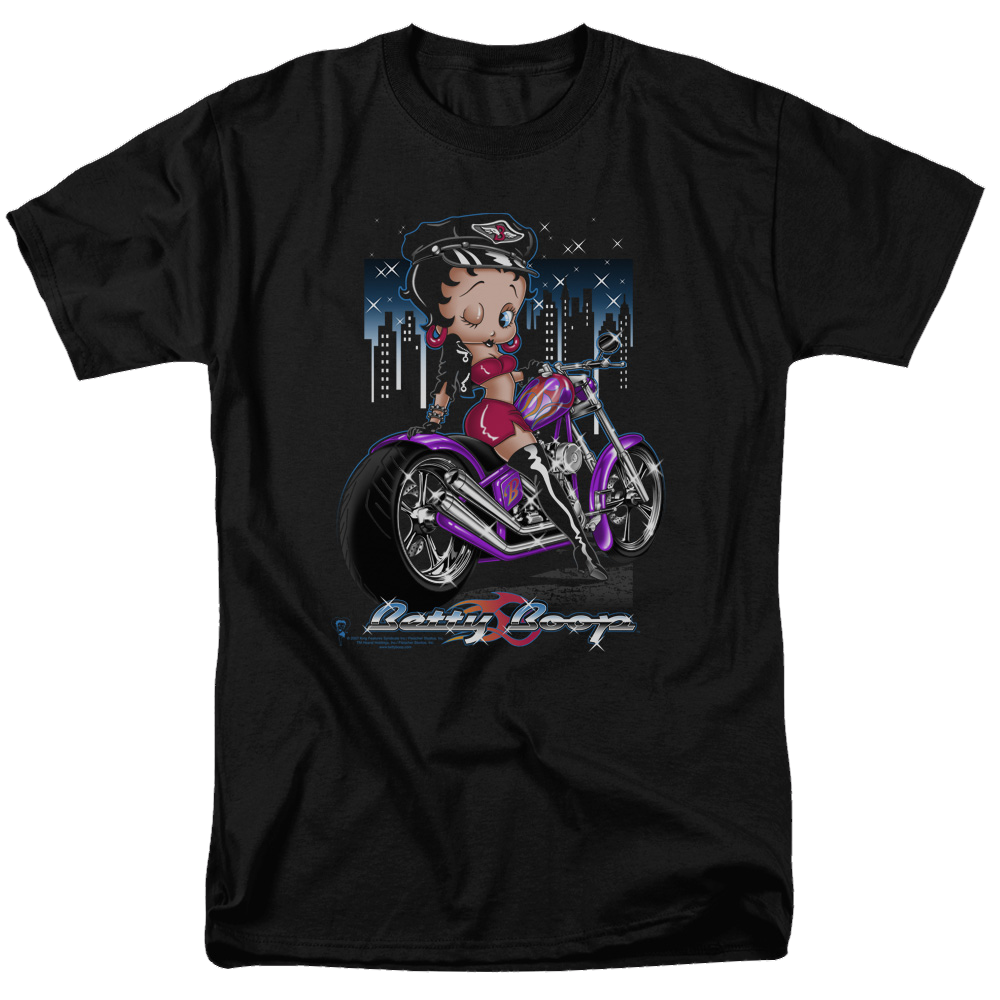 Betty Boop City Chopper - Men's Regular Fit T-Shirt Hoodie, Sweatshirt | ZylaModa.com