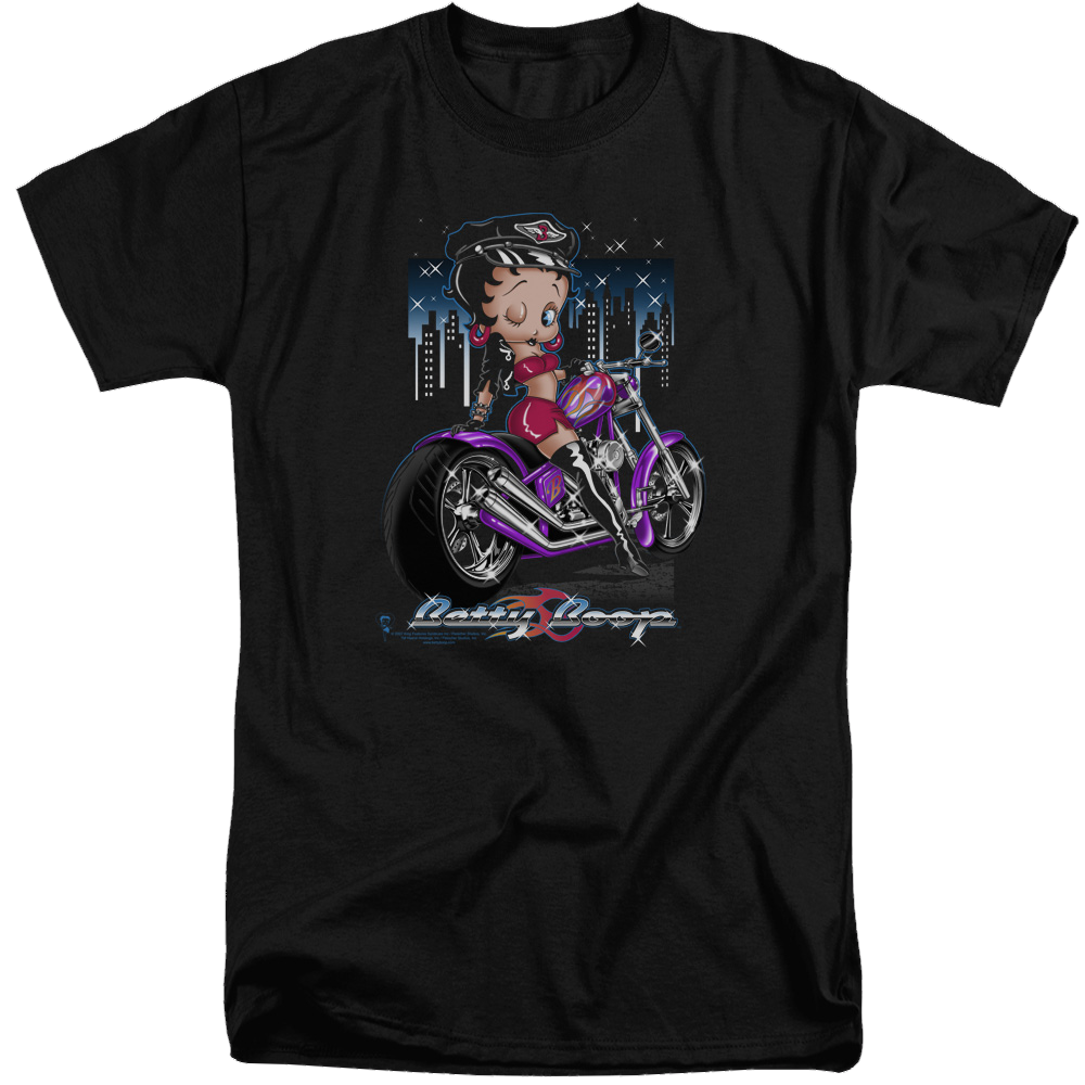 Betty Boop City Chopper - Men's Tall Fit T-Shirt Hoodie, Sweatshirt | ZylaModa.com
