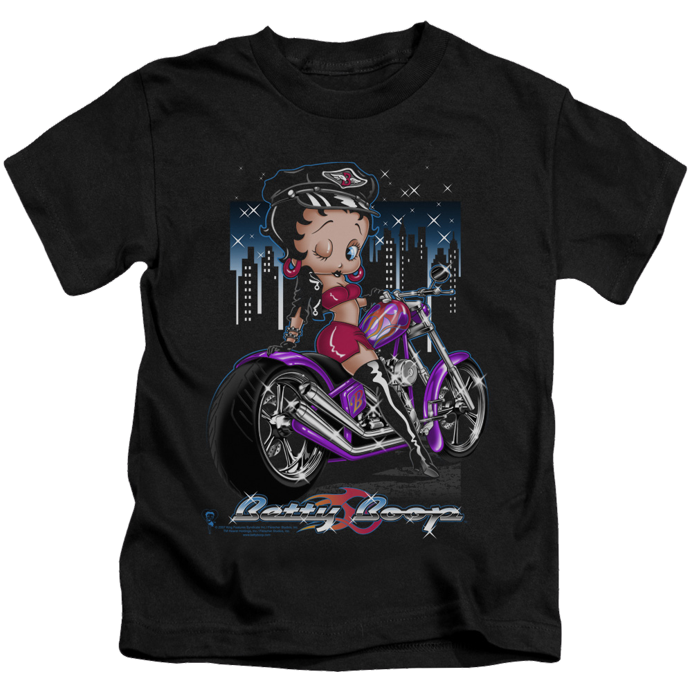 Betty Boop City Chopper - Kid's T-Shirt Hoodie, Sweatshirt | ZylaModa.com
