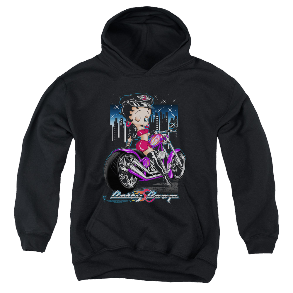 Betty Boop City Chopper - Youth Hoodie T-Shirts, Sweatshirt | ZylaModa.com