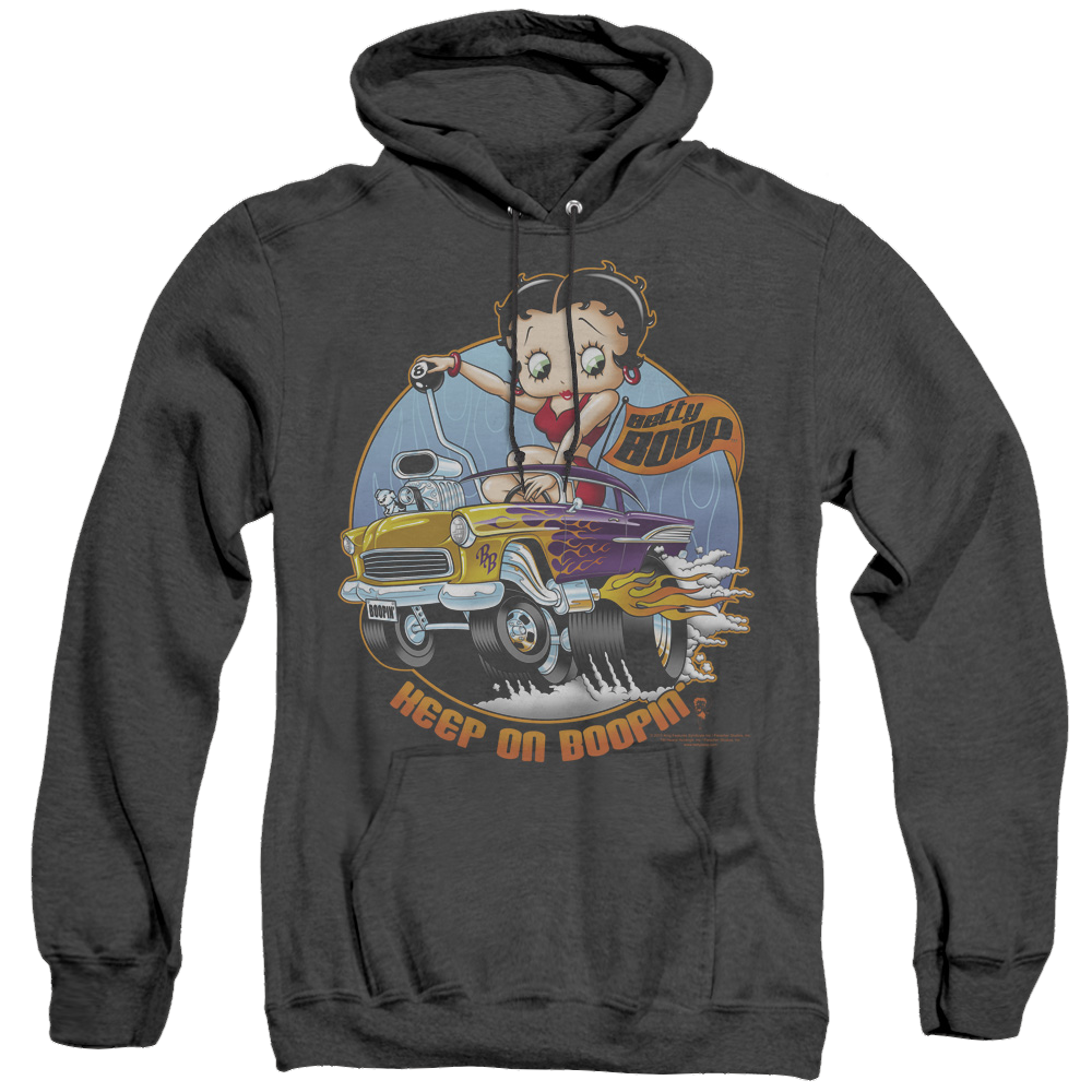 Betty Boop Keep On Boopin - Heather Pullover Hoodie T-Shirts, Sweatshirt | ZylaModa.com