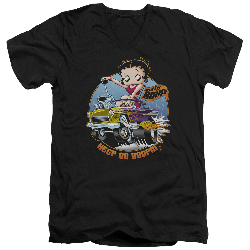 Betty Boop Keep On Boopin - Men's V-Neck T-Shirt Hoodie, Sweatshirt | ZylaModa.com