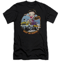 Betty Boop Keep On Boopin - Men's Premium Slim Fit T-Shirt Hoodie, Sweatshirt | ZylaModa.com