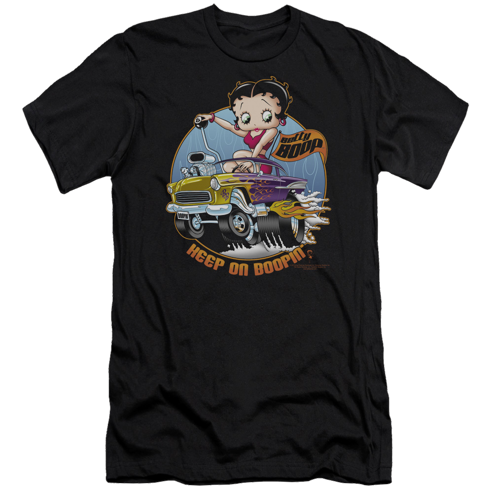 Betty Boop Keep On Boopin - Men's Premium Slim Fit T-Shirt Hoodie, Sweatshirt | ZylaModa.com
