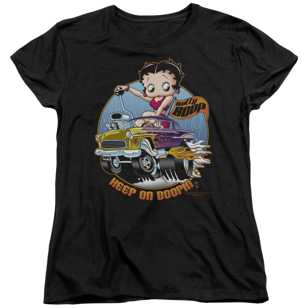 Betty Boop Keep On Boopin - Women's T-Shirt Hoodie, Sweatshirt | ZylaModa.com
