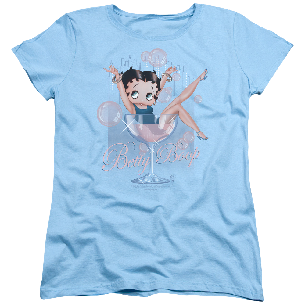 Betty Boop Pink Champagne - Women's T-Shirt Hoodie, Sweatshirt | ZylaModa.com