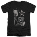 Betty Boop With The Band - Men's V-Neck T-Shirt Hoodie, Sweatshirt | ZylaModa.com